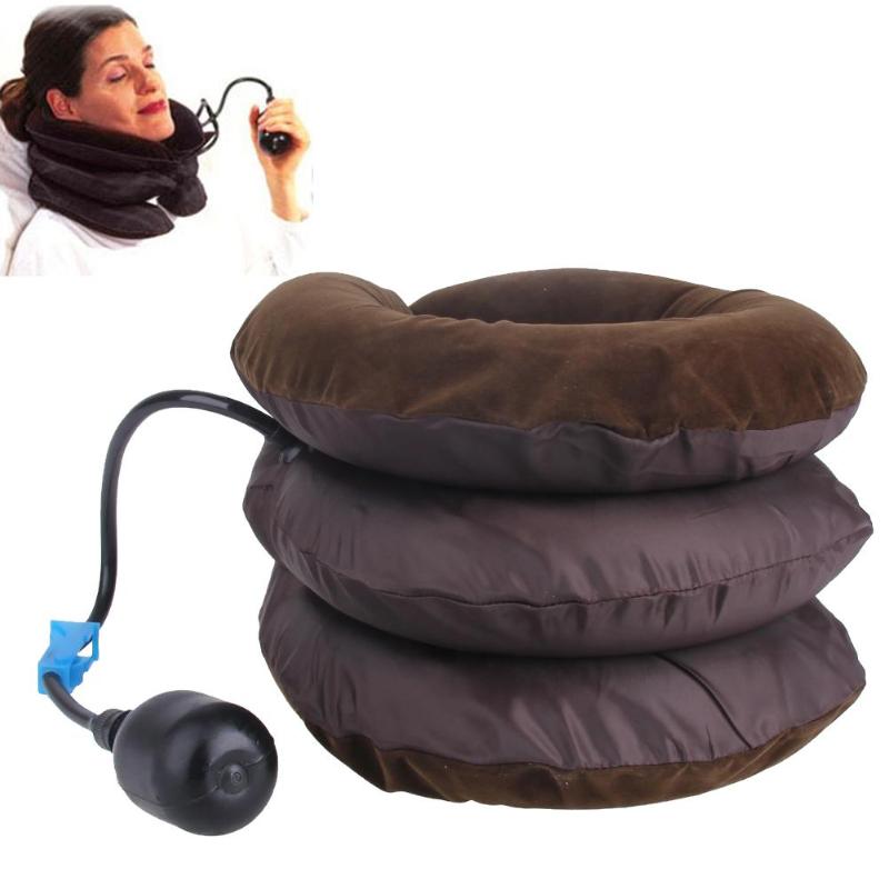 Dispositif gonflable en forme de U pour le cou | Cervicale, vertèbre dispositif de Traction pour le cou, épaule douleur, masseur relaxation, oreiller coussin d'air pour voyage