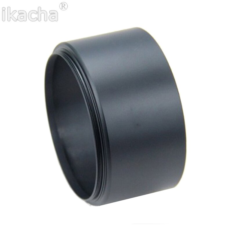 49 52 55 58 62 67 72 77mm Long pare-soleil en métal pour Canon Nikon Pentax Sony Olympus appareil photo
