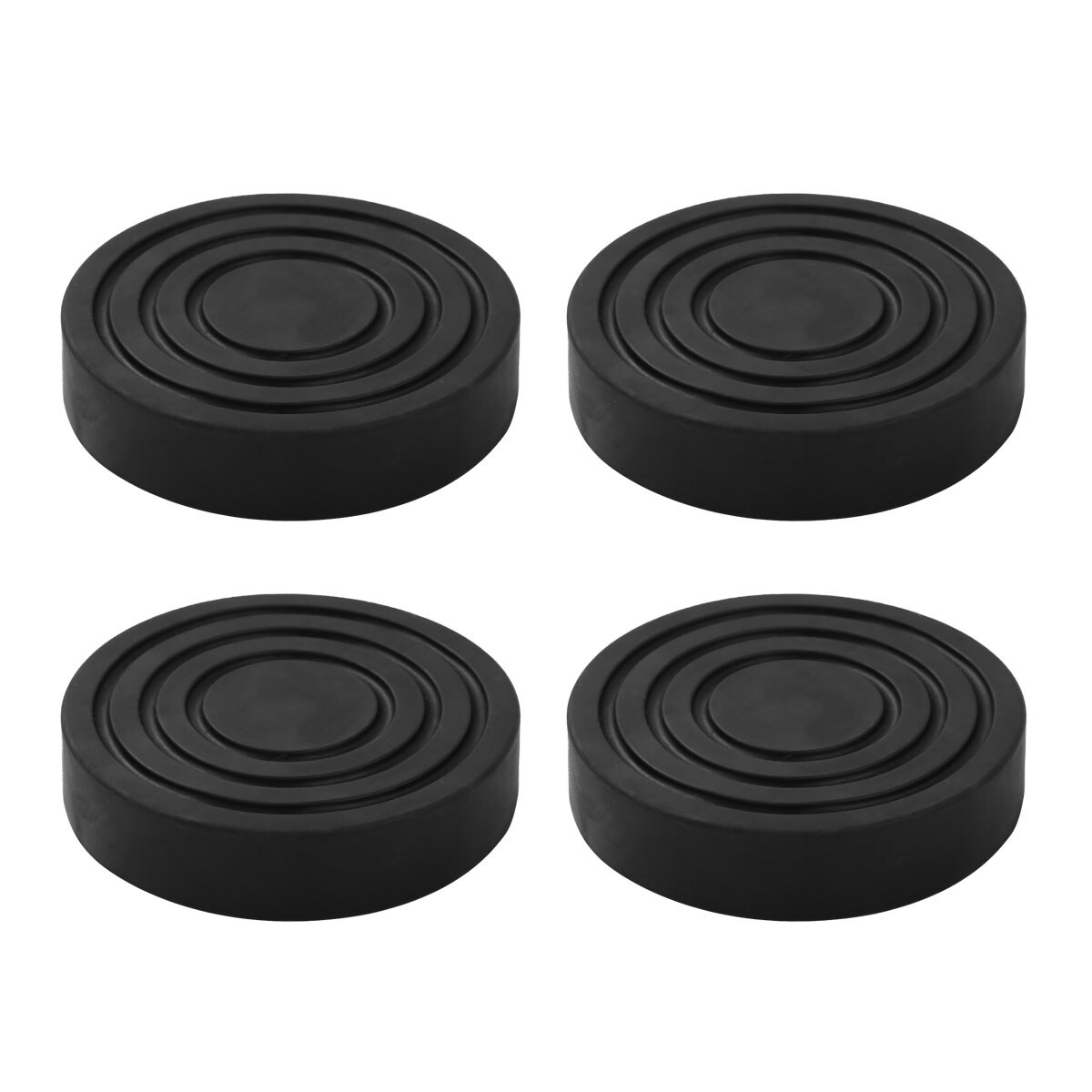 Almohadillas antideslizantes antivibración para patas de goma, almohadillas antideslizantes para frigorífico, silla, escritorio, Protector de alfombrilla, almohadilla absorbente de golpes para lavadora, 4 Uds.: Black