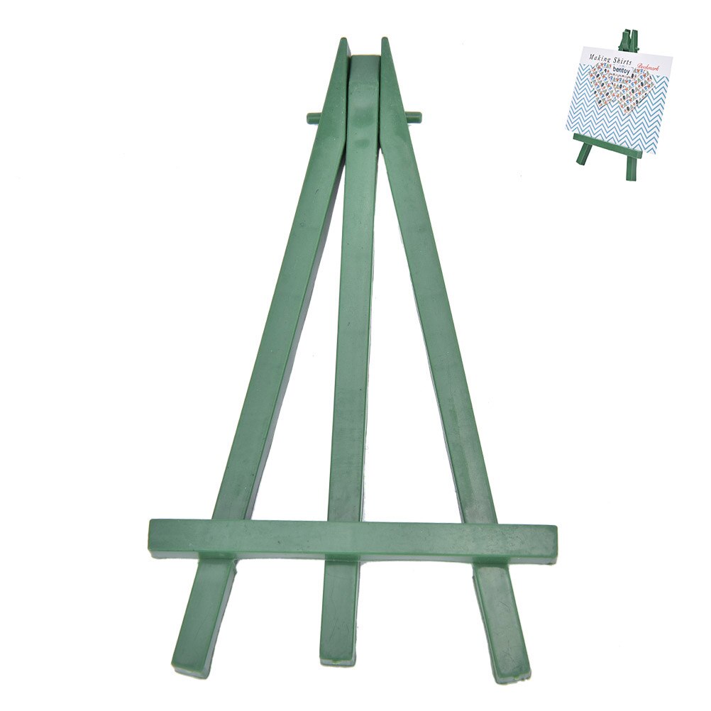 2 Stuks Mini Wedding Nummer Plaats Naam Card Stand Display Houder Frame Leuke Desk Decor Diy Levert 9 X16cm Plastic kunstenaar Schildersezel