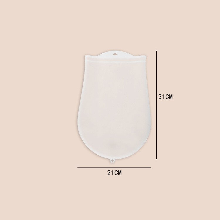 Kneading Bag Silicone Rolling Bag Silicone Bag Non-stick Dough Bag Silicone Baking Bag High Temperature Resistance Cake Tools: S