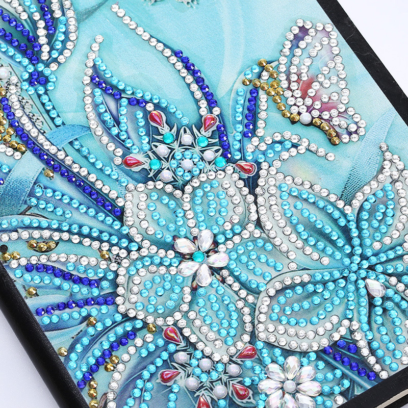 A5 Notebook DIY Special Shaped Diamond Painting Notebook Butterfly flower Diary Book Embroidery Diamond Cross Stitch