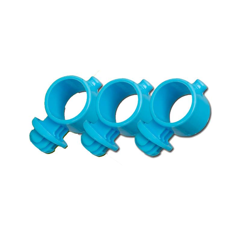 100PCS Electric Fence Ring Insulators Electronic Fence Accessories Wood Post Polyrope Bearing Rod Insulator for Electric Fence