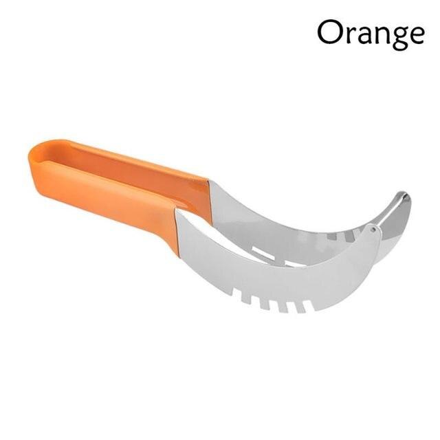 Watermelon cutter Convenient Kitchen accessories Cutting Tools Watermelon Slicer Fruit Cutter Kitchen Muti-function Cutter: Orange