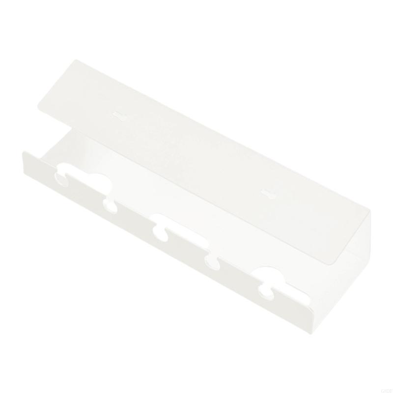 G8DF Sotto scrivania cremagliera stoccaggio per cavi Organizzatori per cavi Canalina per cavi Gestione dei cavi: bianca