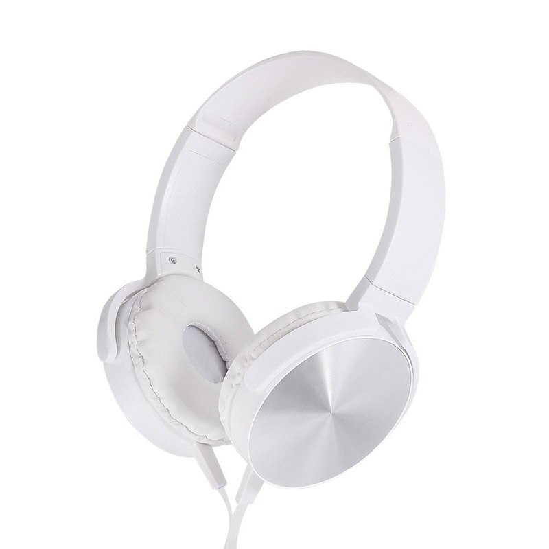 Casque filaire avec micro casque Gamer Overear casque de jeu stéréo ordinateur portable tablette sur-tête pour ordinateur Samsung Xiaomi: White