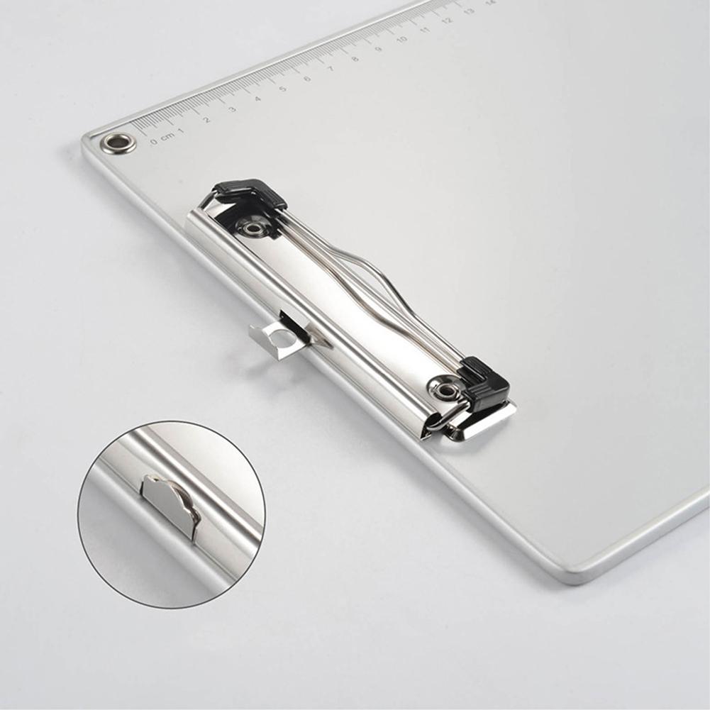 Aluminum Alloy A4/A5 Paper Clipboard Folder Writing Board Clip Writing Pad File Document Folder School Office Stationery