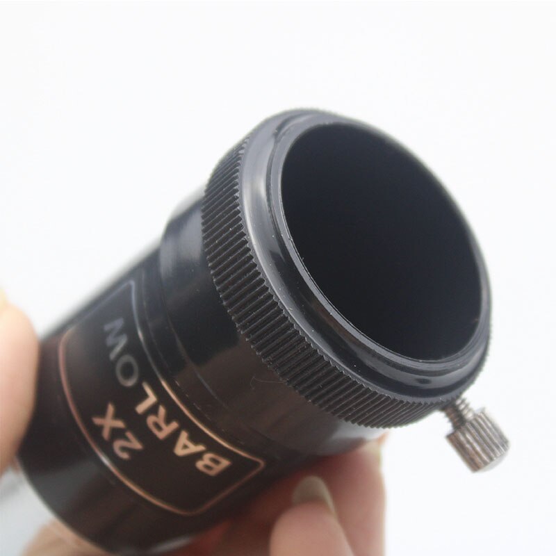 1.25 " 2x barlow linse for astronomi teleskop monokular okular 31.7mm akromatisk plast teleskop del