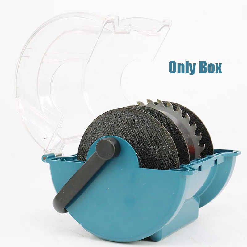 Makita-Caja de Herramientas portátil para amoladora, almacenamiento de disco de corte, funda de plástico protectora, amoladora angular, caja de hoja de sierra