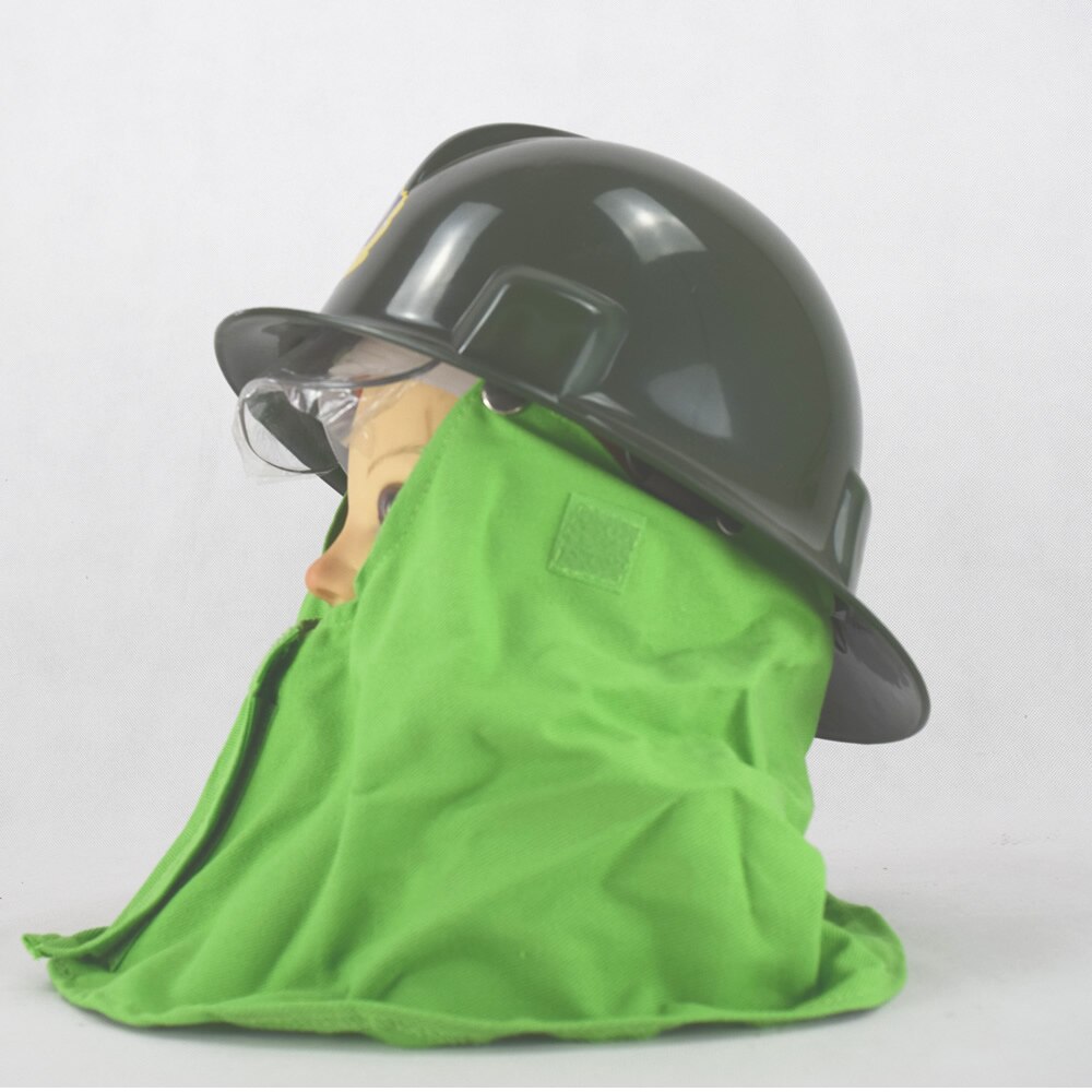 Goedkoopste Prijs Abs Plastic Fire Helm Brandwerende Helm Beschermende Helm Goedkope Fire Helm