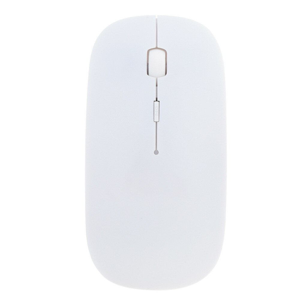 1200 DPI USB Optische Drahtlose Computer Maus Schwarz Weiß 2,4 GHz Ergonomische Mäbenutzen + USB Empfänger Super Dünne Maus Für PC Laptop: Weiß