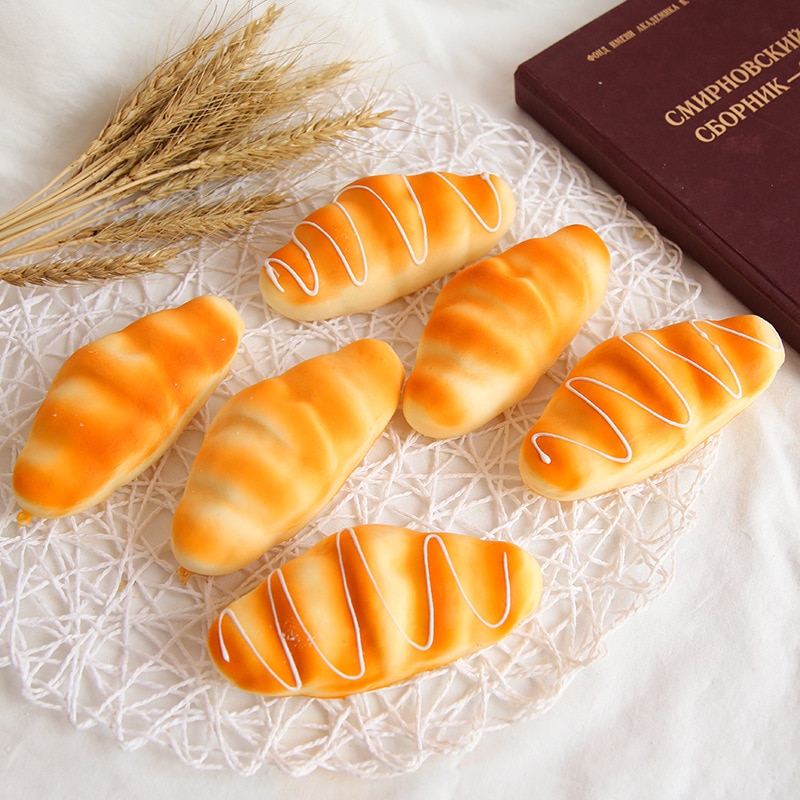 Squishy Food kreatywne imitujące chleb tosty pączki powolne rośnie wycisnąć zabawki antystresowe parodia Tease ludzie dekoracja stołu