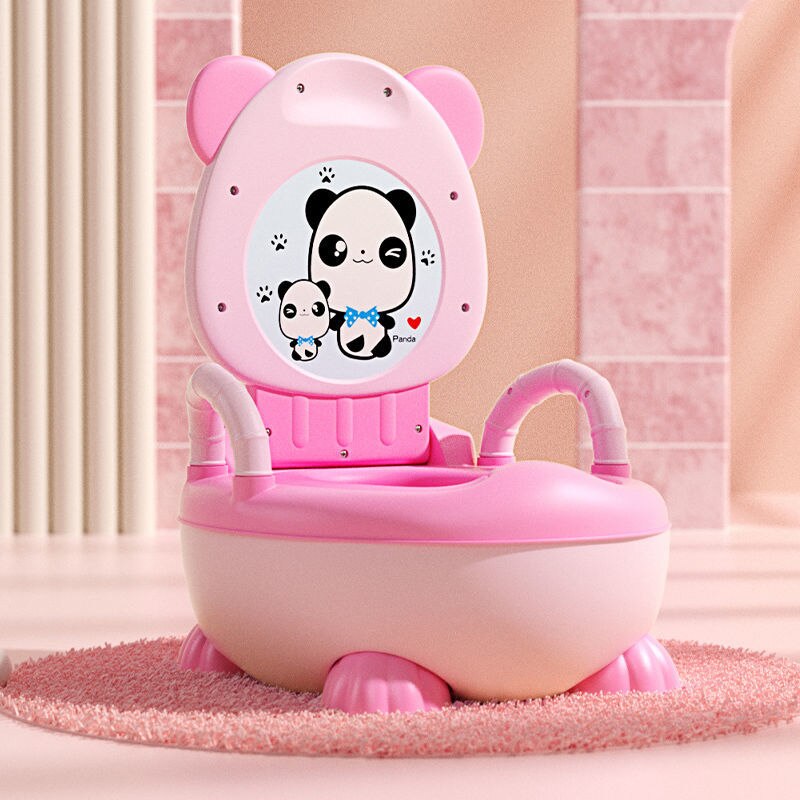 Pot de formation pour enfants et bébé en plastique,chaise siège toilette formation pour enfant bas âge, motif mignon et doux,