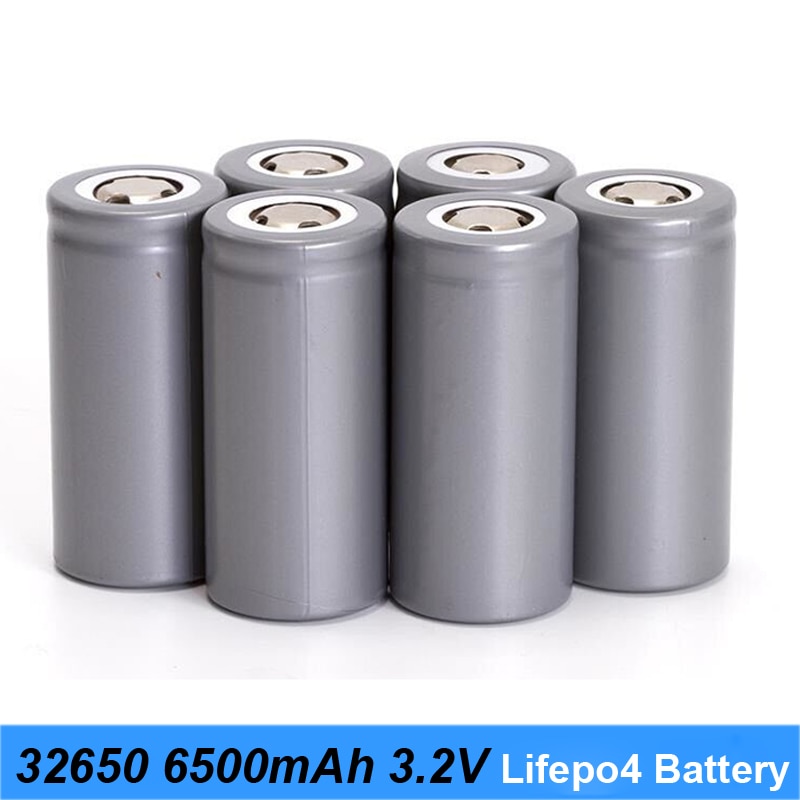 32650 3.2 v 6500 mAh lifepo4 oplaadbare batterij mobiele LiFePO4 5C ontlading batterij voor Backup Power zaklamp en schroevendraaier