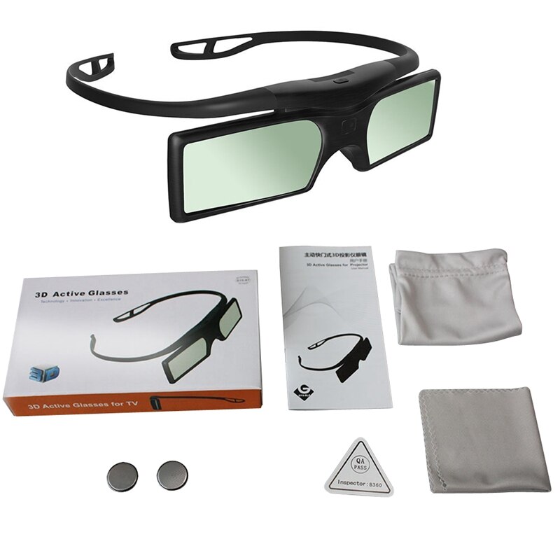 Gafas estereoscópicas Gonbes G15-BT Bluetooth 3D para proyector de TV Epson/Samsung/SONY/SHARP Bluetooth 3D