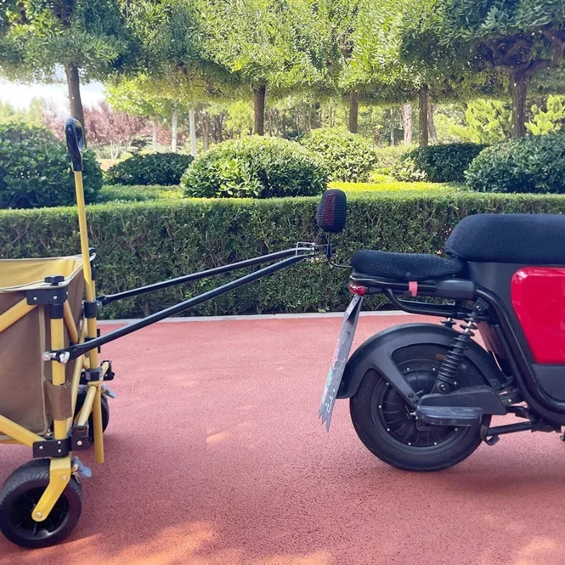 Connecteur de voiture de Camping, bielle de remorquage montée arrière, dispositif de Traction en alliage d'aluminium, fournitures de camp multifonctionnelles
