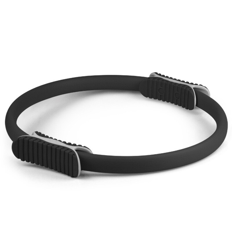 1Pc Bodybuilding Yoga Hoepel Gym Sport Training Pilates Weerstand Cirkel Ring Workout Apparatuur: Black