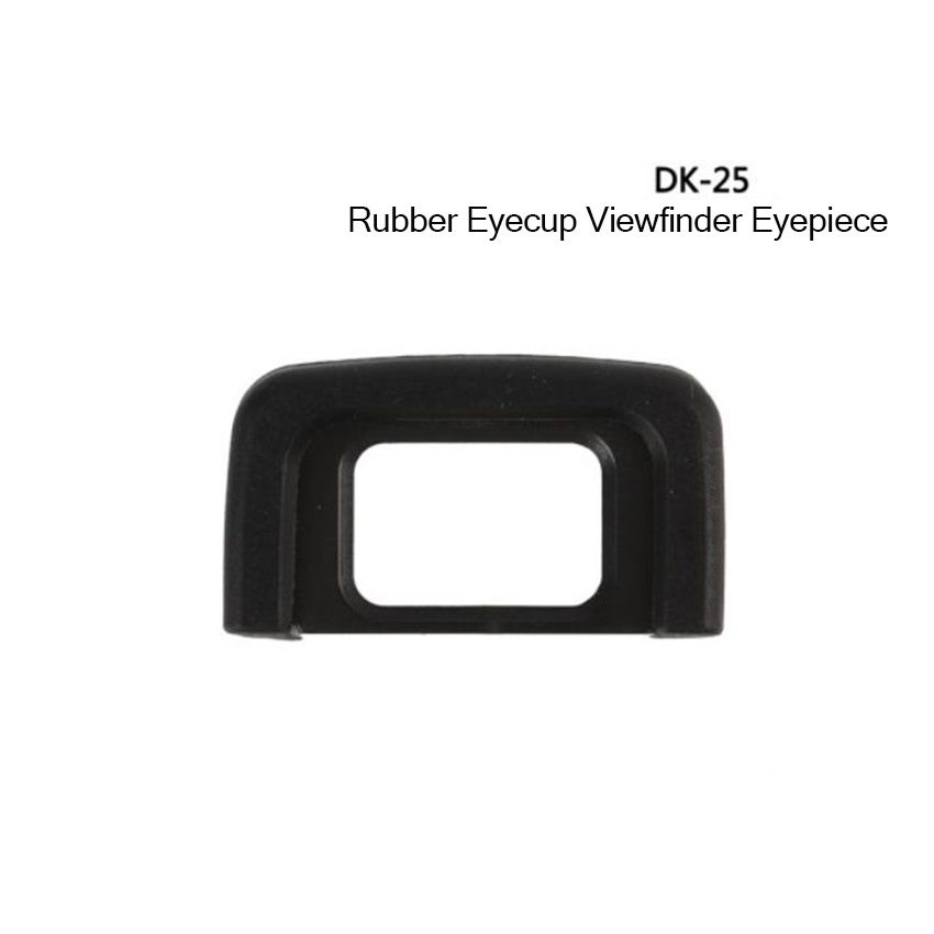 1 pc DK-25 preto de borracha eyecup visor ocular, para nikon câmera dslr d5600 d5500 d5300 d5200 d3200 d3200 d3400