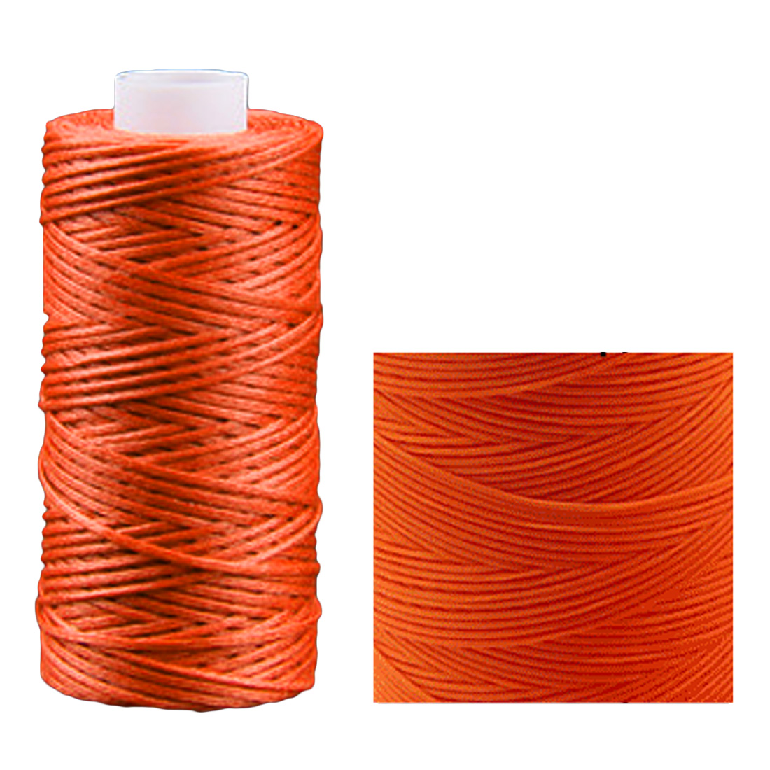 50 m/Roll Handgemaakte Platte Gewaxte Sew Wax Lijn Draad Koord Naaien Craft Tool Hand Stiksels voor DIY Leer: 09