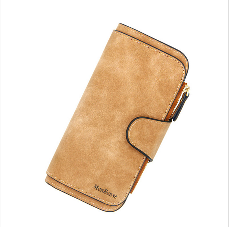nouvelle portefeuille femmes court en cuir givré grande capacité pochette portefeuille femmes: Multi