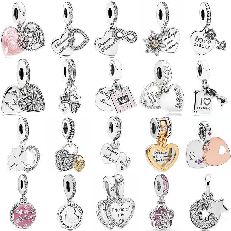Äkta älskade mamma kärlek gör en familj frön av framtiden hänge pärla 925 silver berlock passar armband gör-det-själv smycken