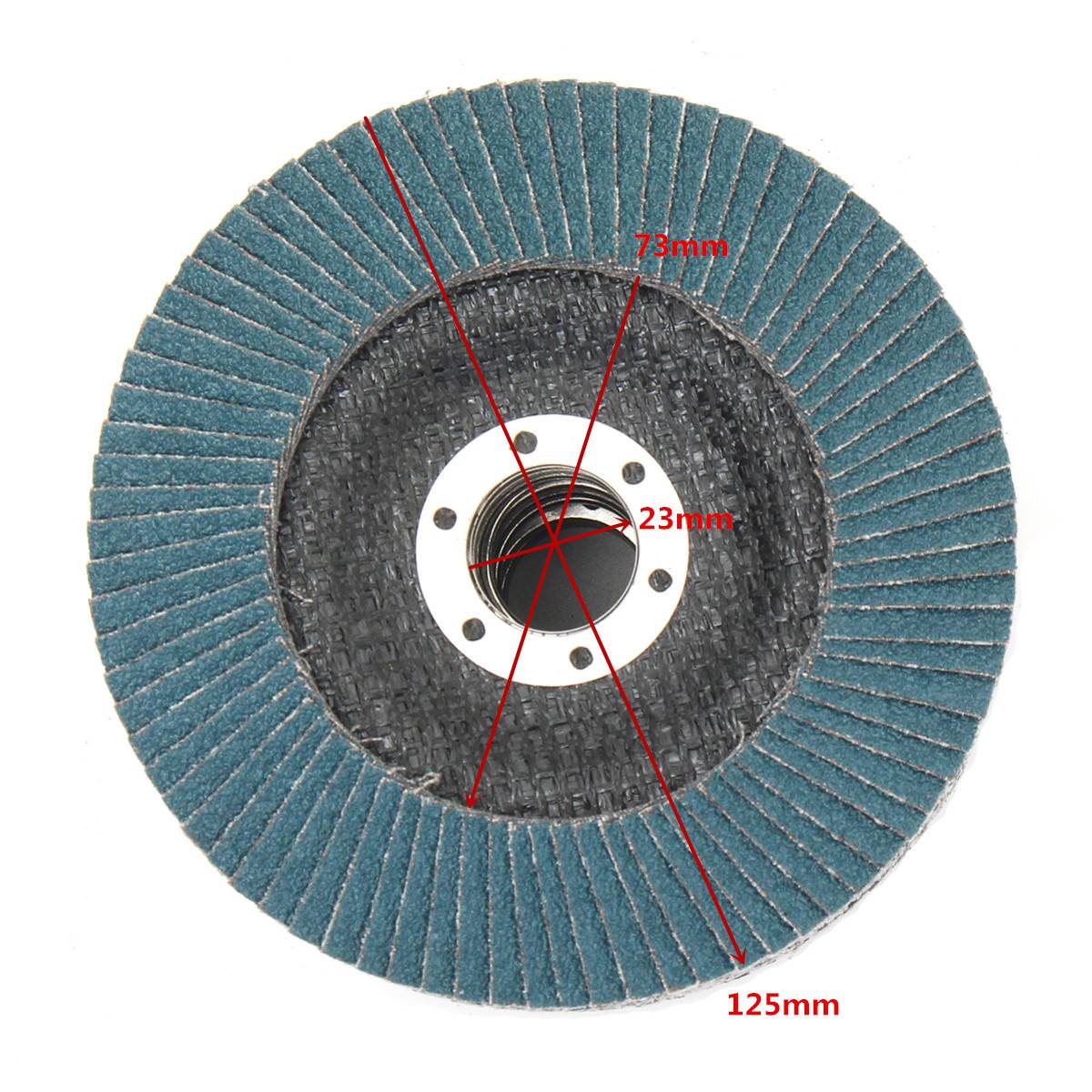 10Pcs Flap Schijven 125Mm 5Inch Schuurschijven 40/60/80/120 Grit Slijpen Wielen Blades voor Haakse Slijper