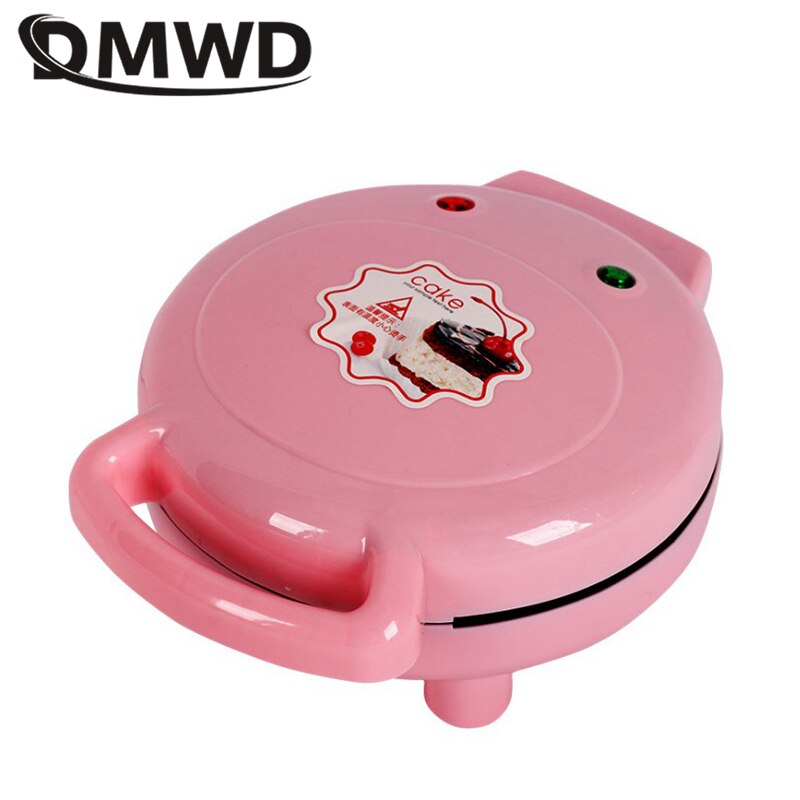 DMWD Household DIY Cake Maker Automatic Breakfast Machine Cartoon Egg Cake Mould Egg Tart Maker 220V