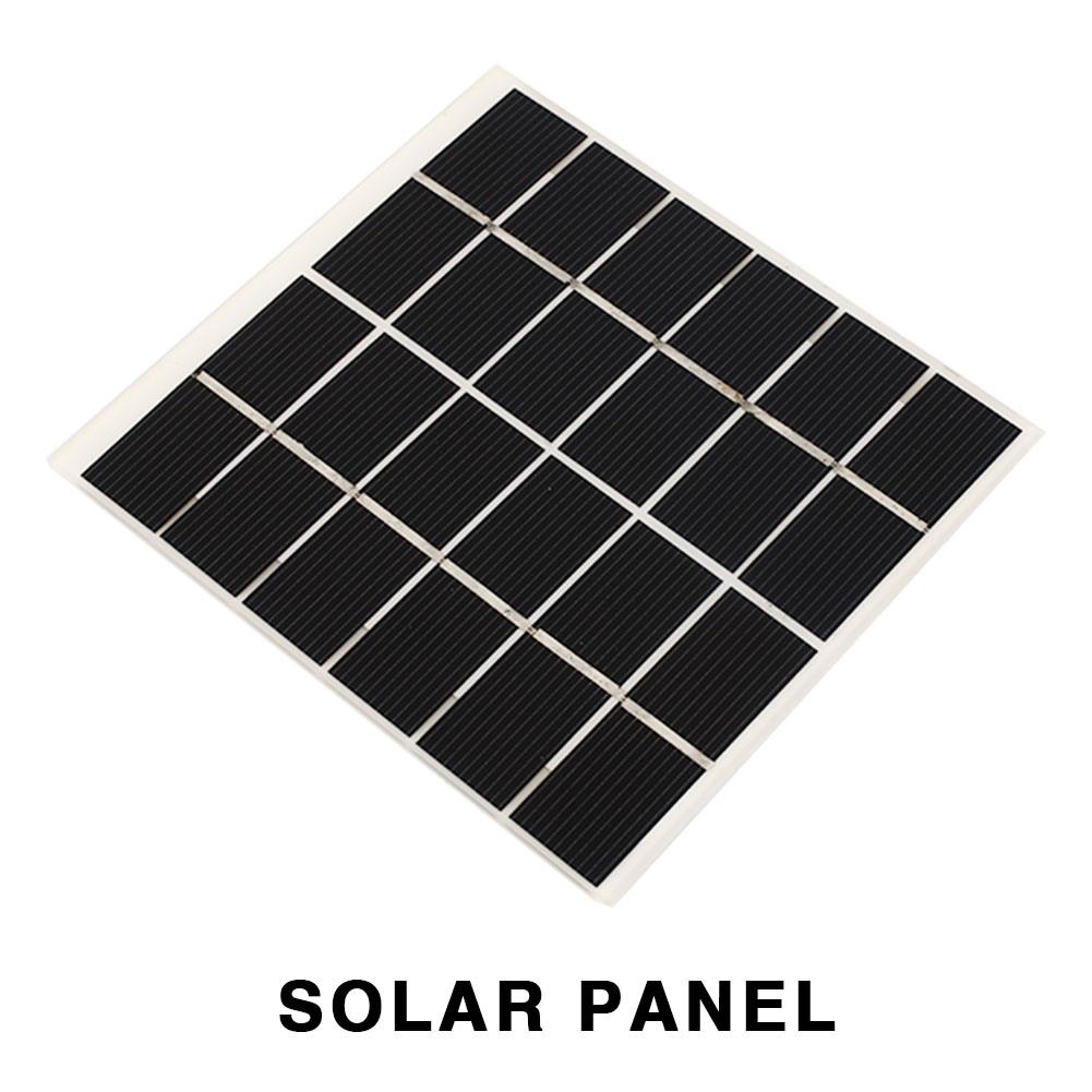 Solar Cells Solar Panel Solar Charging Equipment Durable Reusable Environmental 120*110mm 6V Monocrystalline Silicon ETFE Mini
