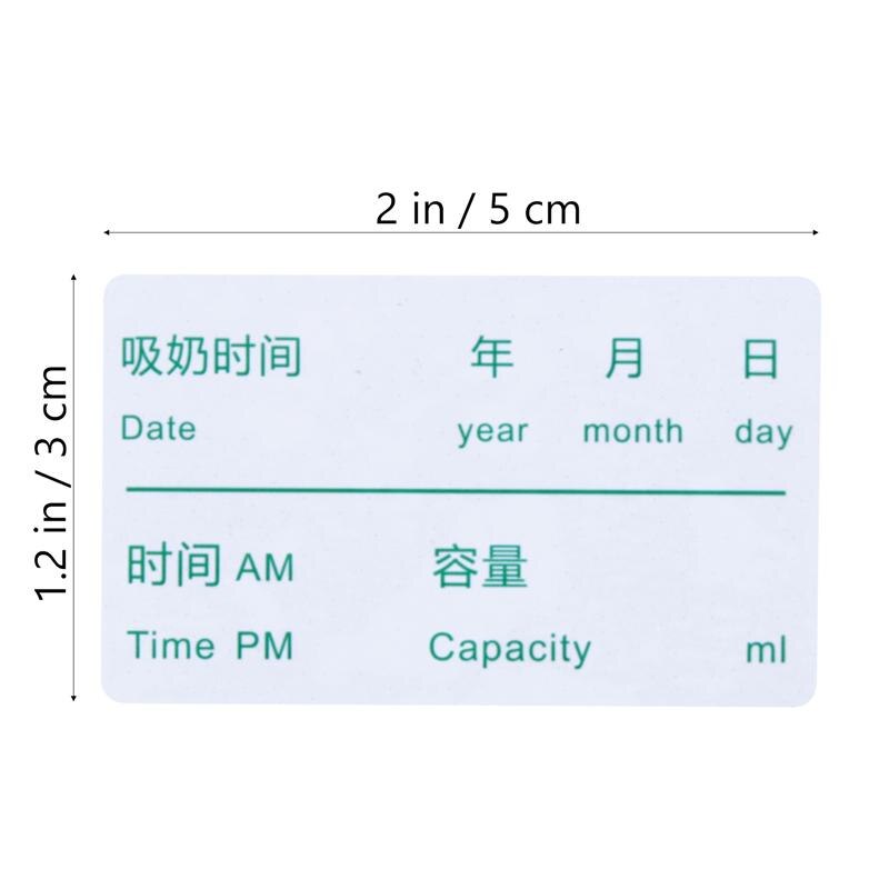 100pcs Practical Date Label Message Label Sticker Frozen Milk Labels Date Decal