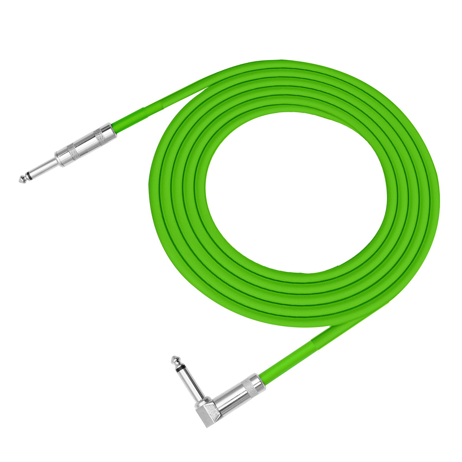 Cable de guitarra Cable Jack línea bajo caja eléctrica Cable de Audio línea de reducción de ruido Cable blindado 3/6/10 metros: Verde militar
