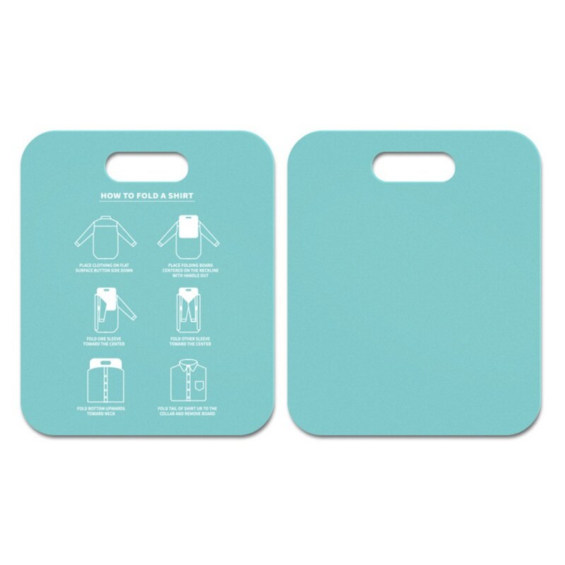 Household Cloth Folding Board Child/Adult Clothes Folder Closet Clothing Folders Board Organizer Laundry Storage: green