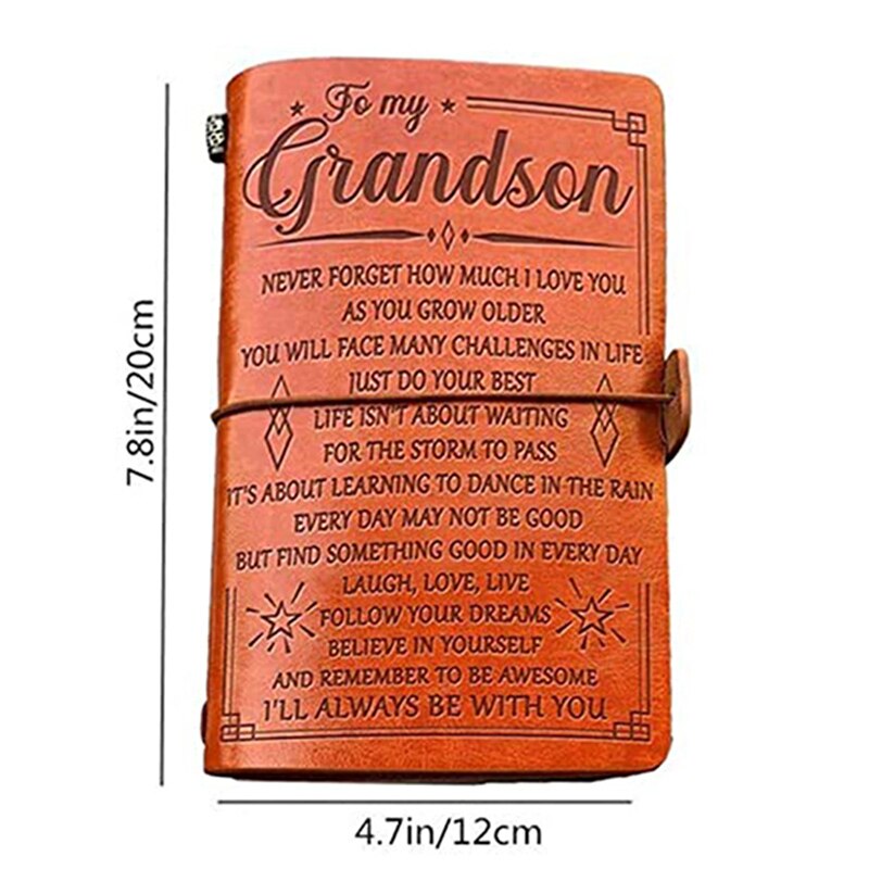 Retro PU Leather Notebook Diary Notepad Note Book Stationery Traveler Journals JS22