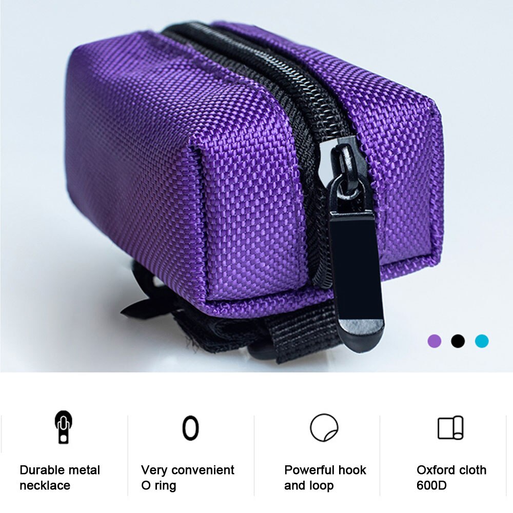 Draagbare Rits Pet Puppy Kruk Kak Pick-Up Tassen Vuilniszak Haak Pouch Vuilniszak Afval Zak Dispenser Huisdier accessoires
