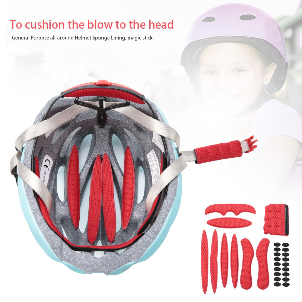 Mini cykelhjelmpude universelt formål all-around hjelm svampforing stødsikker cykelhjelmmåtte af inderpude