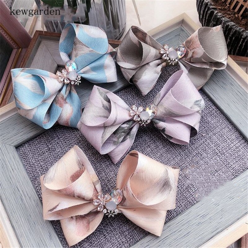 Kewgarden 30mm 3cm bedrukte bloemen satijnen linten handgemaakte tape diy strik haaraccessoires band 10 meter