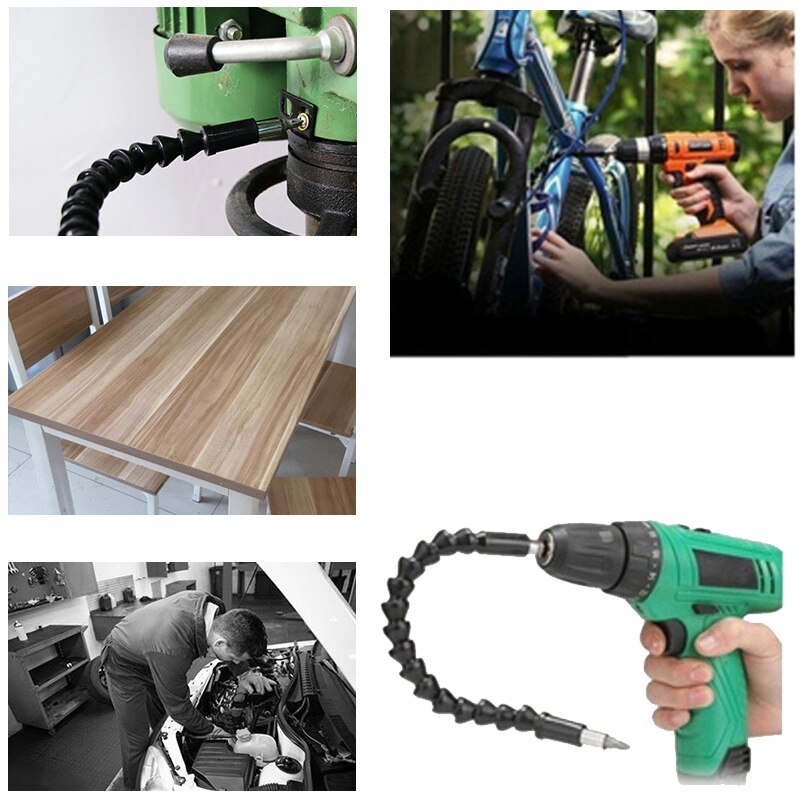 Adjustable 105 Degree Right Angle Driver Screwdriver Tools Set 1/4 Hex Shank For Power Drill Screwdriver Bits Tools