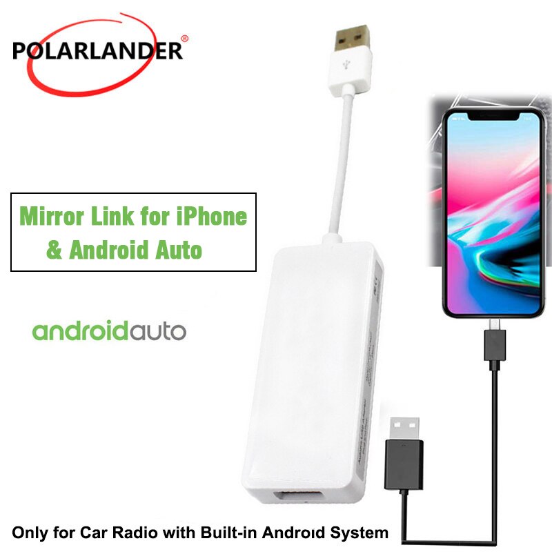 Carlinkit USB Clever Auto Verknüpfung Dongle für Android Auto / iPhone Carplay Modus Unterstützung GPS Navigation