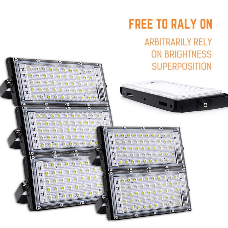 LED Security Floodlight 50W Flood Lights Indoor Outdoor Garden Waterproof Lamp Flood Led Outdoor Street Light Spotlight