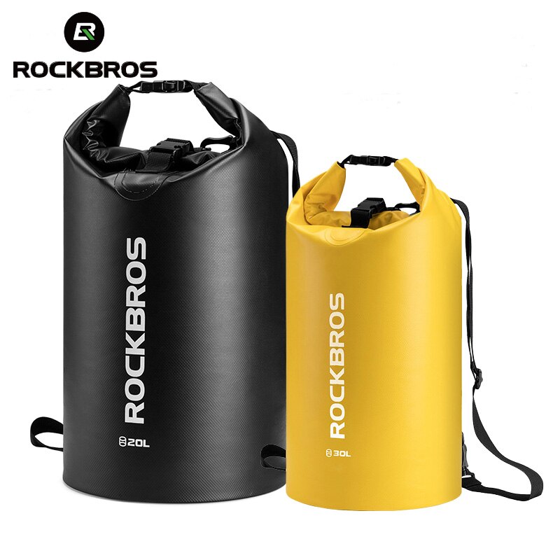 ROCKBROS 30L/40L Waterproof Bags Storage Dry Sack Bag For Canoe Kayak Rafting Outdoor Sport Swimming Bags Travel Kit Backpack