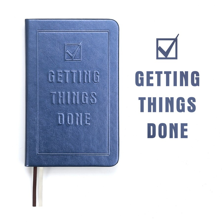 Pocket Notebook A6 To Do List planners Hardcover Journal UNDATED Diary Stationery Office Supplies , 192 Pages 5.7 x 3.7 in: Navy Blue (GTD)