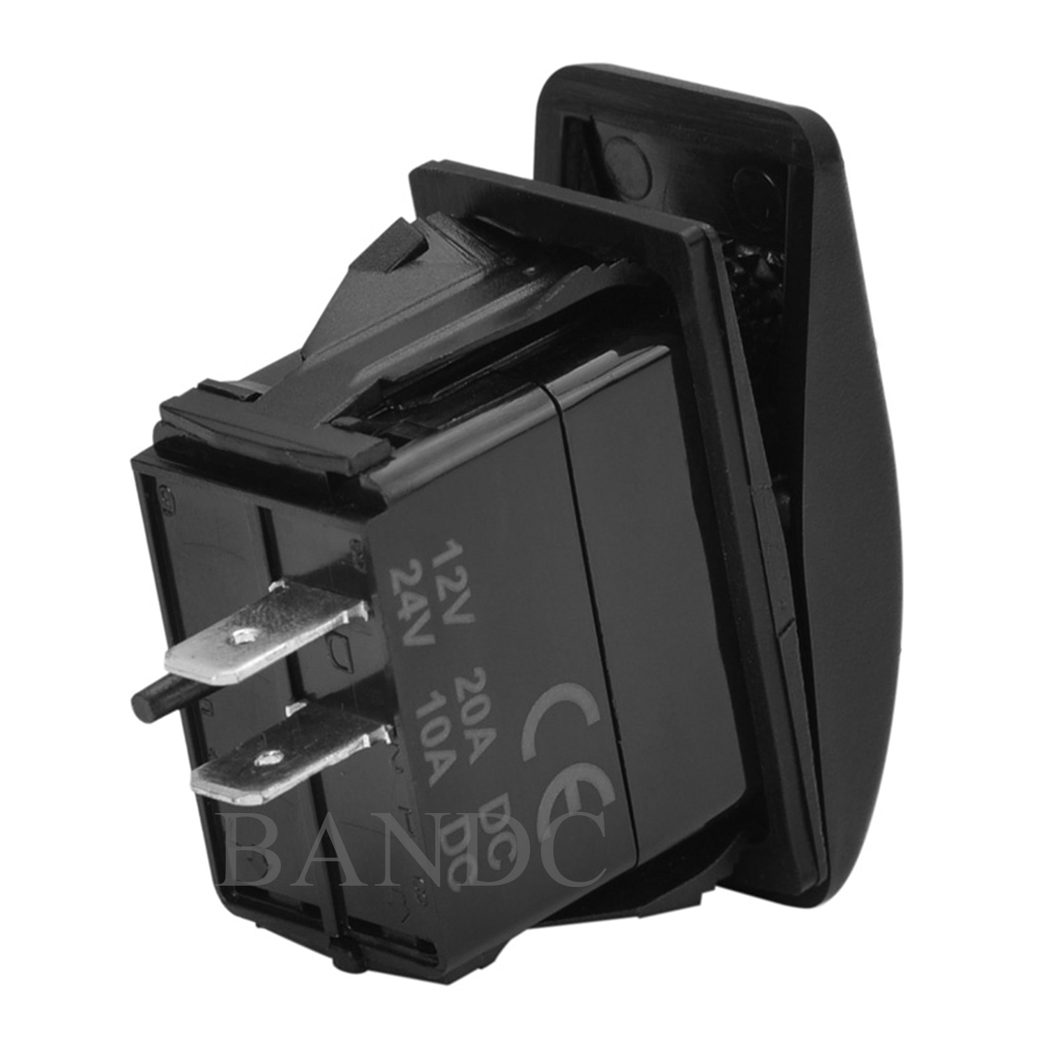 12/24V Marine Rocker Switch 2/3/6 Pin ON OFF ON Momentary Switch 3 Way Reverse Polarity Toggle Switch for Car Boat Dash Replace: Beige