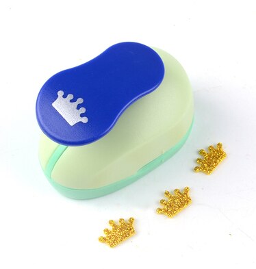 2.5cm blommor punch pyssel stansar scrapbook puncher skum scrapbooking cutter eva punch barn prägling pappershål: Krona