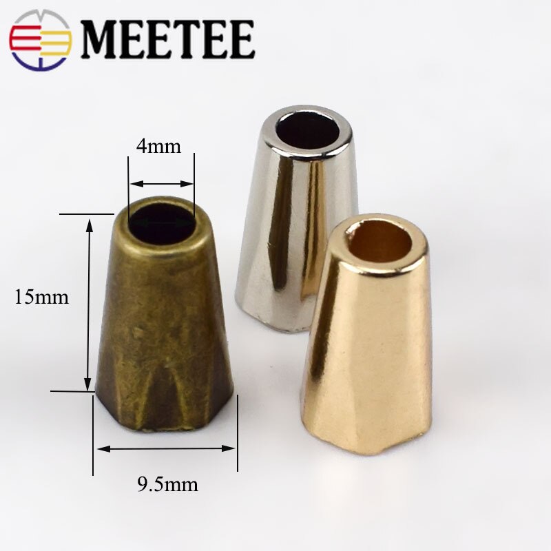 200 stk metallsnor lås stopper spenne lue tau snor ende jakke stropp dekorasjon gjør det selv sy joggebukser klestilbehør  ds003