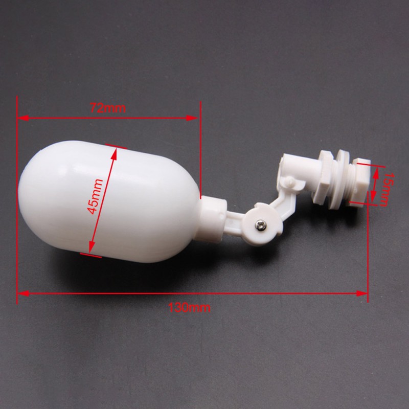 Aquarium Float Ball Valve Shut off Automatic Fill Feed Fish Tank Water Osmosis System Adjustable Mini Float Balls Valve