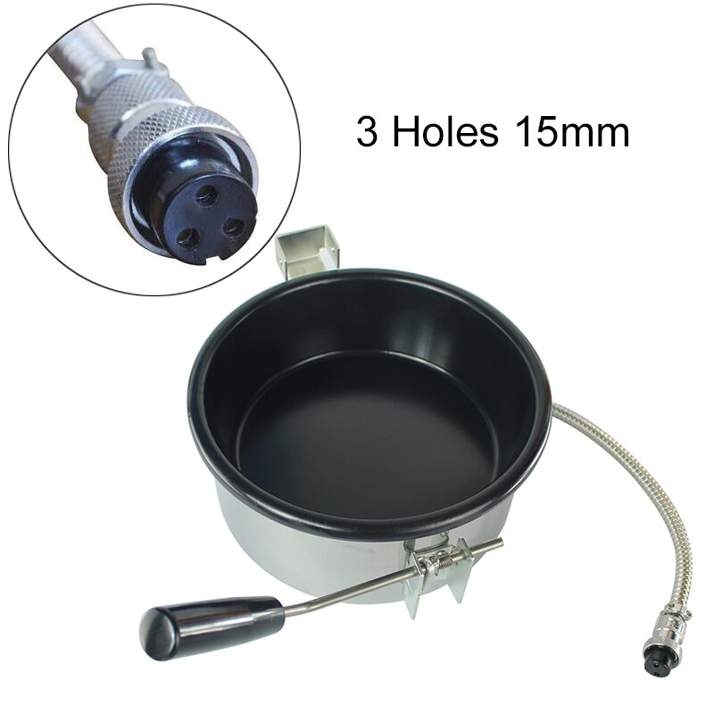DMWD Commerciale 8 oz Olio Popcorn Maker Pot Riscaldamento Ad Aria Calda A Mano-manovella 8 once Popcorn Macchina Elettrica Accessori parti di 25 millimetri: 3 Holes 15mm