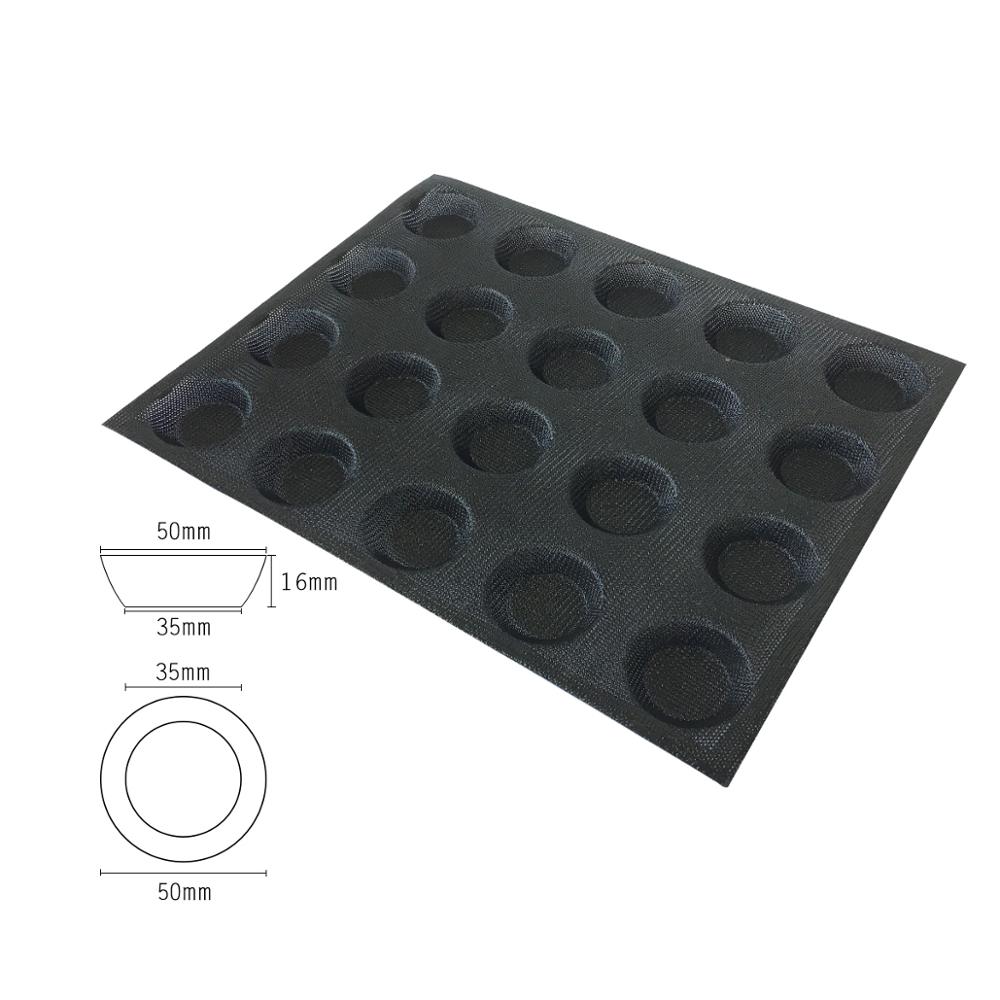 Bluedrop silikon tarteletter bakeform miniboller brødformer perforert rund form brødformer minipaier hjemmebakeverktøy