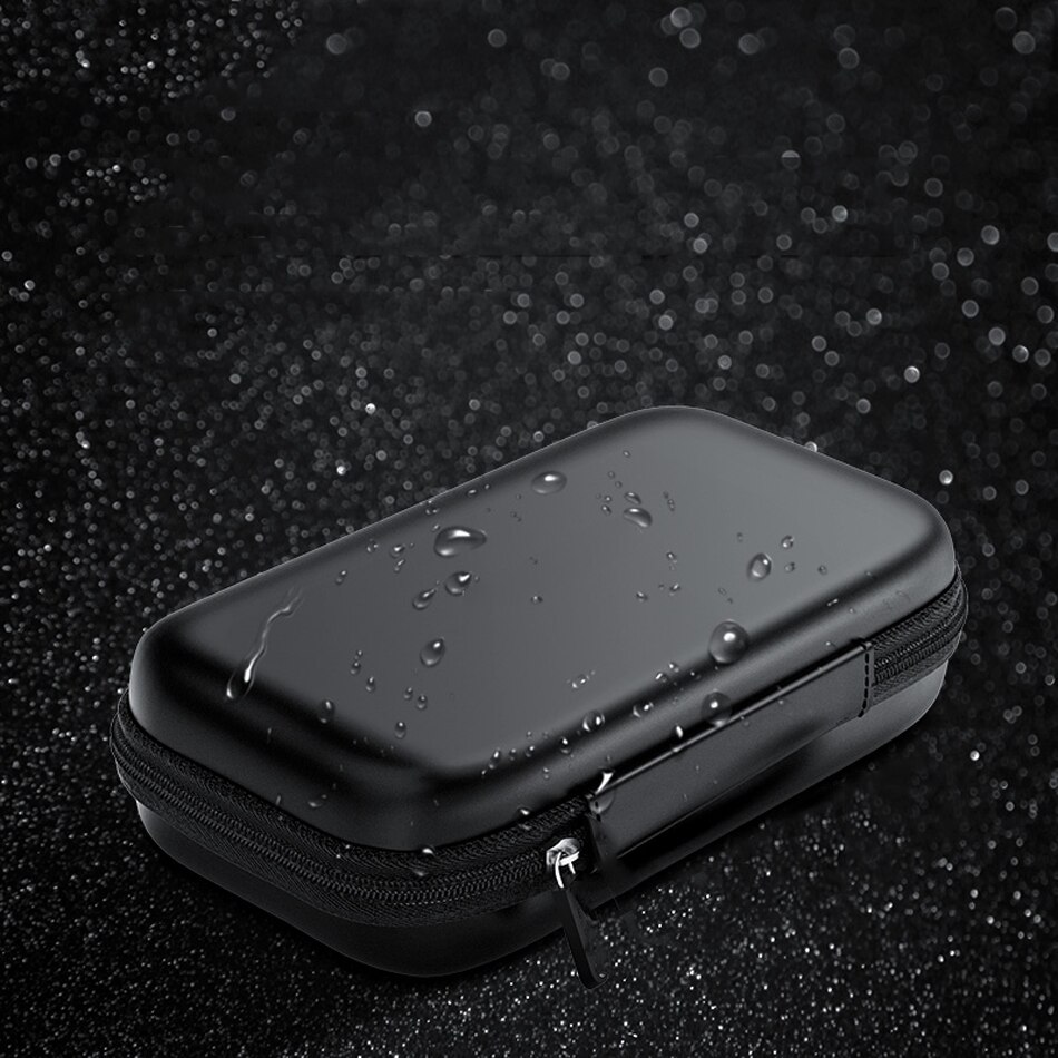 Energie Bank fallen Harte fallen Kasten Für schwer Antrieb Disk USB Kabel Externe Speicher Durchführung SSD HDD Kopfhörer USB Kabel ladegerät Fällen