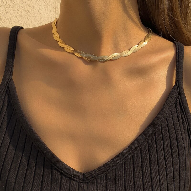 Punk Blade łańcuszek z krzyżykami Choker naszyjnik dla kobiet mężczyzn Fashion Party Hip Hop akcesoria na szyję biżuteria przyjaźni prezent Collier 2022