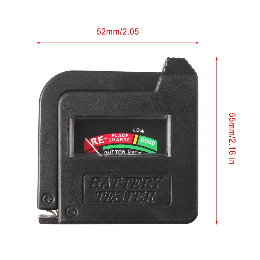 BT-168 Universal Battery Tester For 9V 1.5V And Button Cell AAA AA C D !