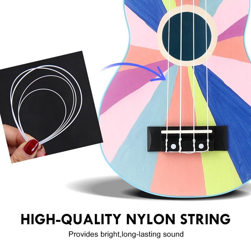 21 Inch Ukulele Kid Ukulele Vier String Beginner Hawaii Kids Ukeleles Voor Kinderen Studenten Starter Beste Cadeau